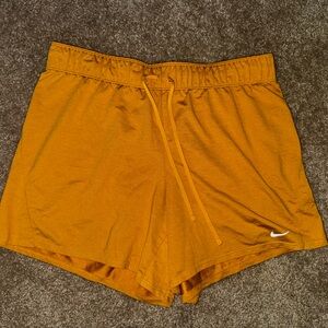 Nike Mustard Yellow Dri-FIT Shorts